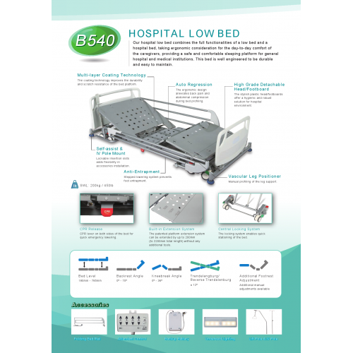 HOSPITAL LOW BED - Product Brochure